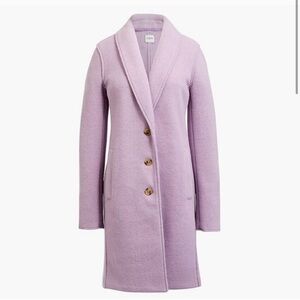 J. Crew Boiled Wool Blend Topcoat Women's
